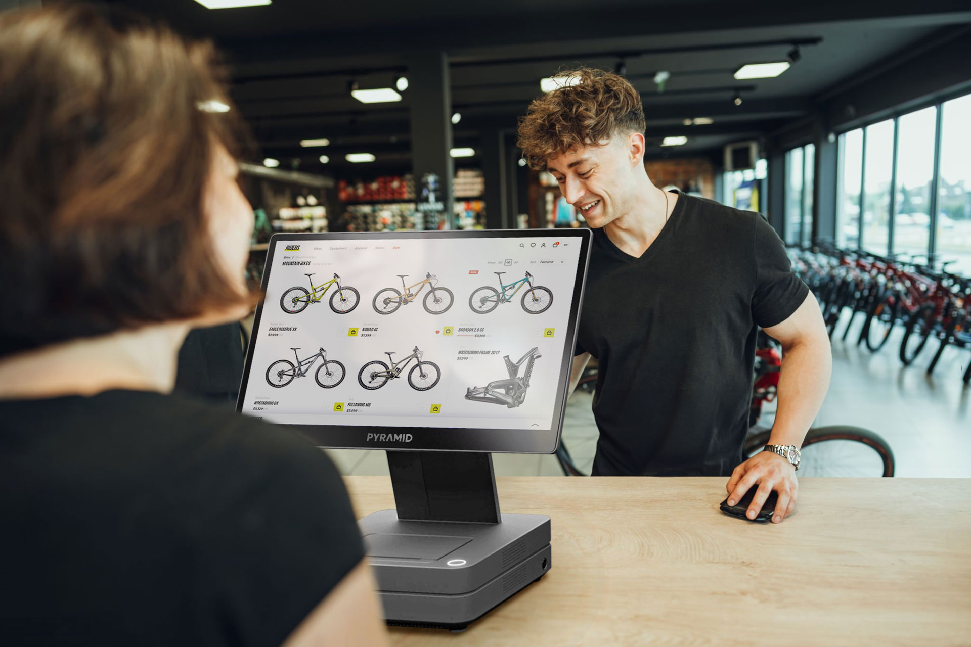 Sistemas POS Escenario de tienda de bicicletas