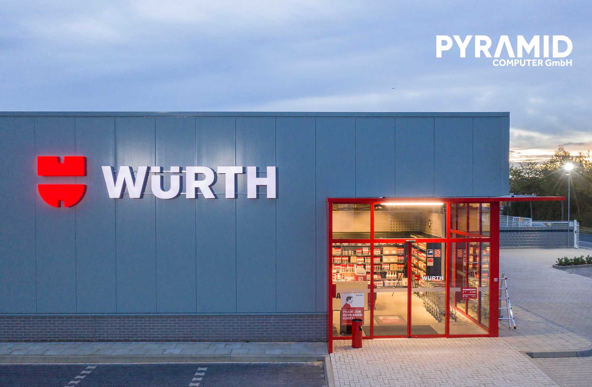 Solución de autopago de Würth basada en POLYTOUCH para el suministro de materiales 24/6 en el sector profesional