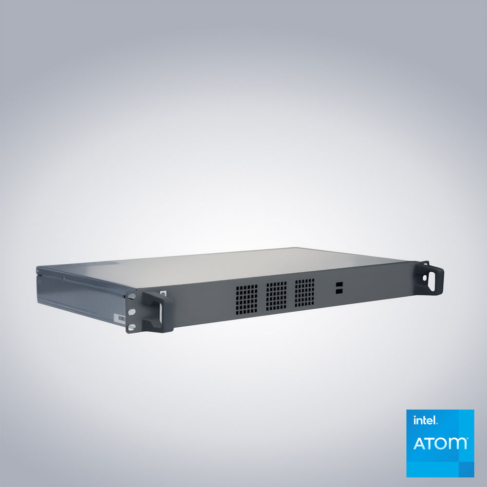 Servidor con 1U y 225 mm profundidad de montaje