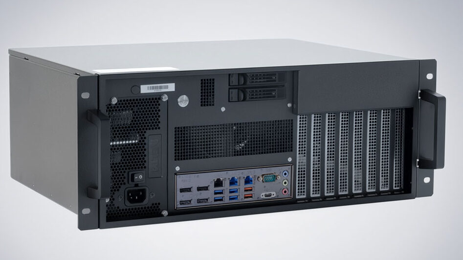Servidor industrial con hasta 4 GPU de doble ranura en vista previa