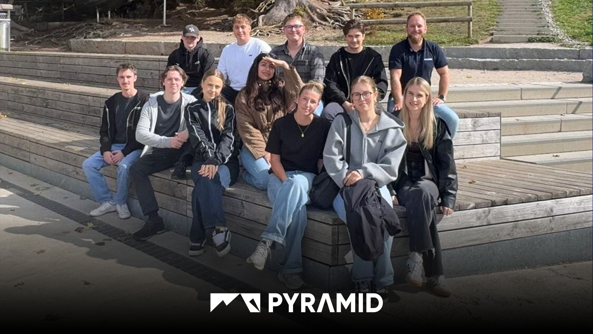 Aprendices de Pyramid Computer  durante una excursión conjunta al Schauinsland, cerca de Friburgo