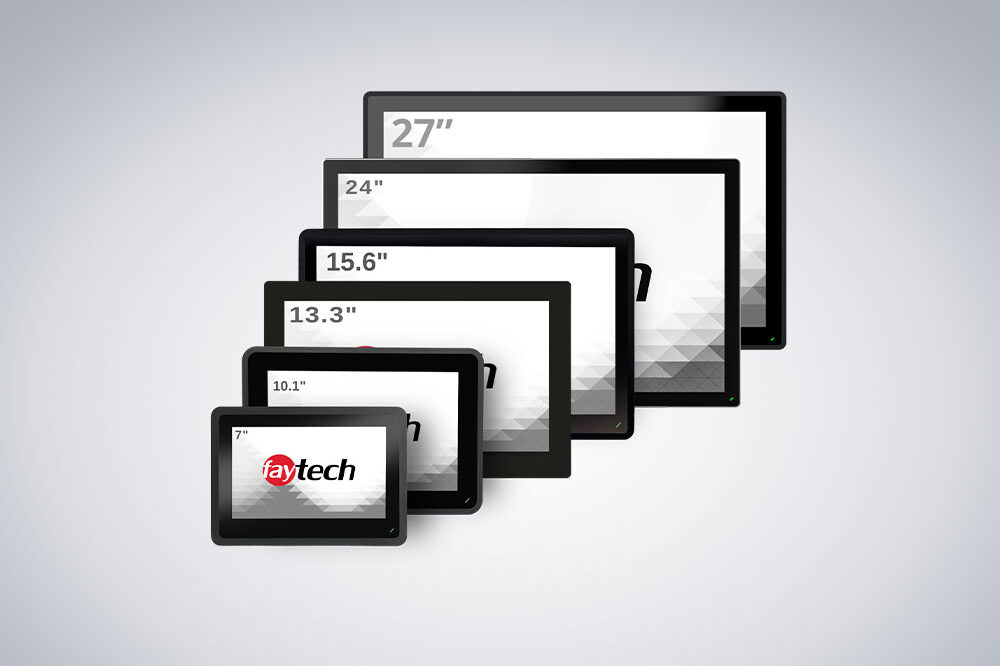Monitores táctiles industriales a partir de 7